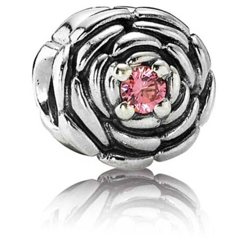 Pandora Blooming Rose Pink CZ Charm